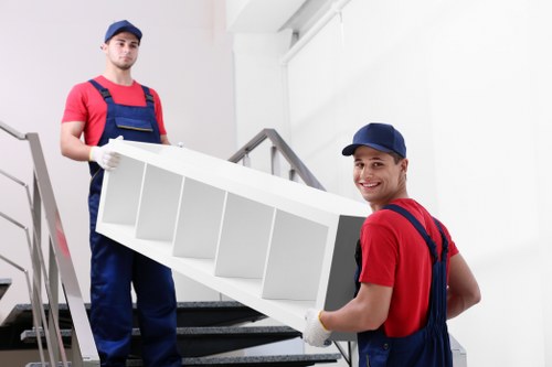 Removal truck and moving team servicing a Bayswater home