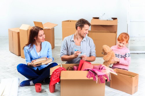 Removal team planning a house move in Bayswater