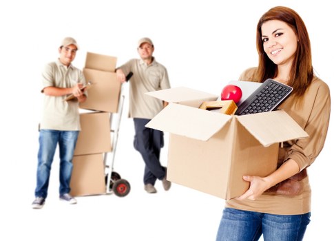 Packed boxes and furniture ready for a Bayswater house move