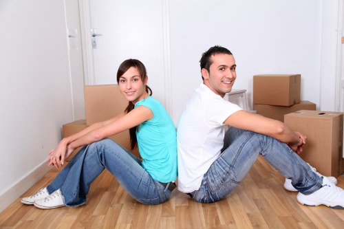Commercial moving van for Bayswater office transport
