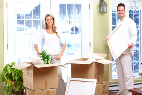 Preparing boxes and furniture for removal truck hire in Bayswater