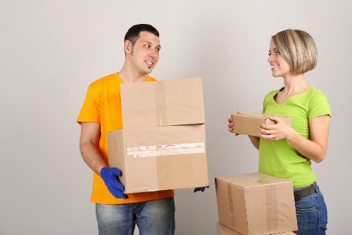 Local Bayswater move with boxes and household items