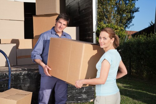 Local removals vehicle near Bayswater residential streets