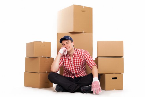 Preparing boxes and furniture for a Bayswater move